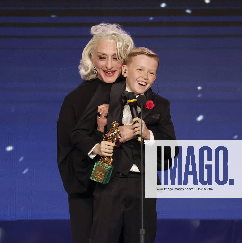 Verleihung des David di Donatello-Preises 2022 in Rom - Die Preisträger May 3, 2022, ROME, Italia: British actor Jude Hill at Cinecitta studios receives award for Best Foreign Film for Belfast during the 67th edition of the David di Donatello Awards, in Rome, Italy, 3 May 2022. ANSA GIUSEPPE LAMI ROME Italia - ZUMAa110 20220503_zaf_a110_013