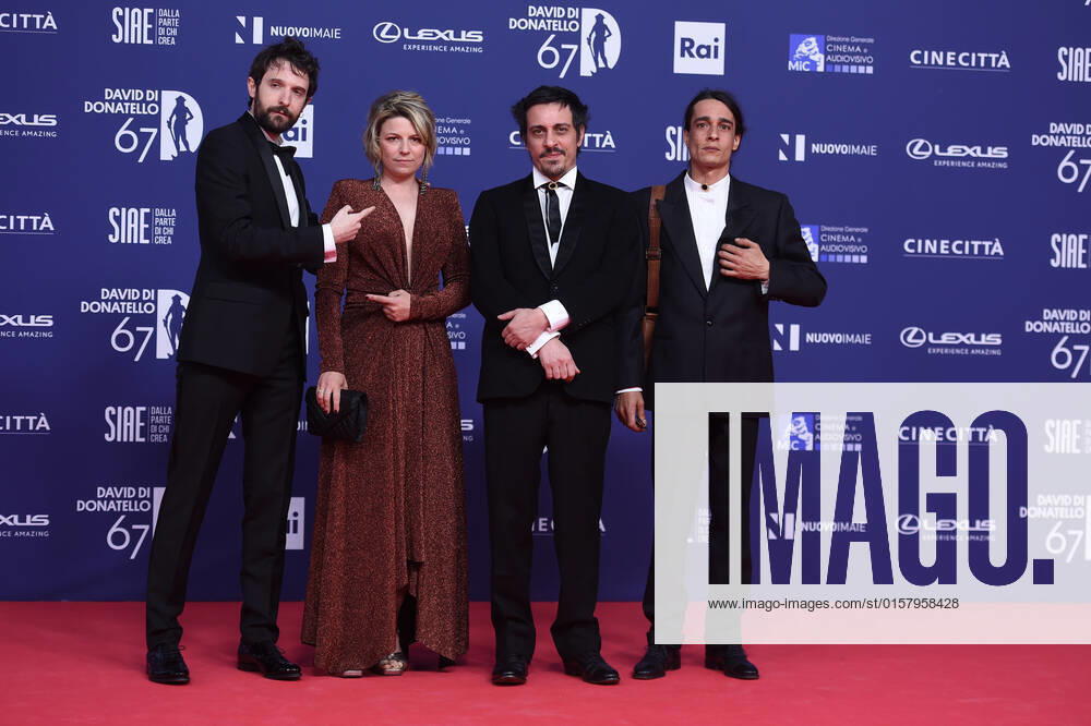 Verleihung des David di Donatello-Preises 2022 in Rom 67th David Di Donatello red carpet The Verdena attends the 67th David Di Donatello red carpet on May 03, 2022 in Rome, Italy Massimo Insabato