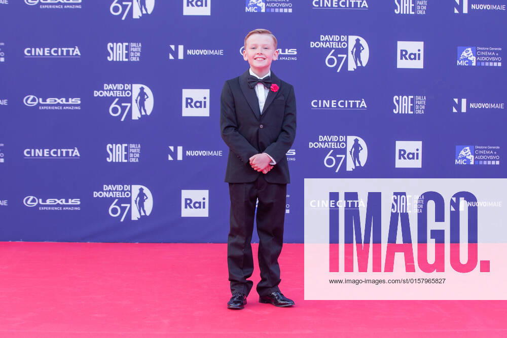 Verleihung des David di Donatello-Preises 2022 in Rom Italy: Red Carpet of David di Donatello 2022 Awards ceremony Jude Hill attends the red carpet of David di Donatello 2022 awards ceremony in Rome Rome Italy