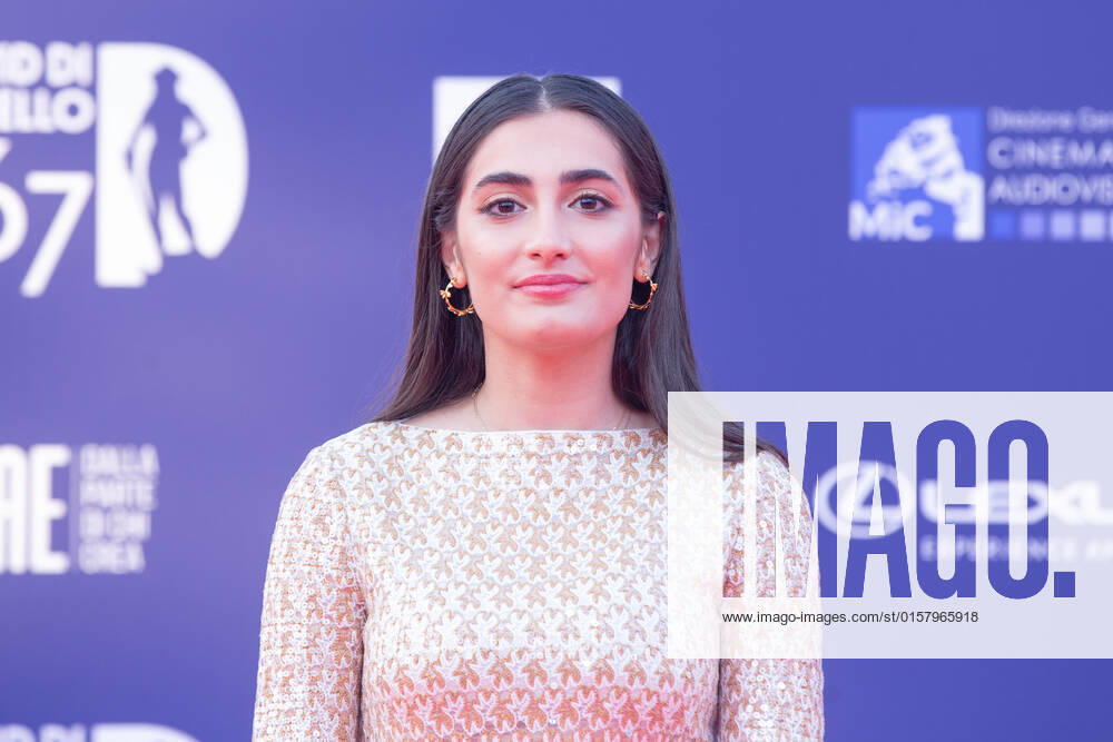 Verleihung des David di Donatello-Preises 2022 in Rom Italy: Red Carpet of David di Donatello 2022 Awards ceremony Swamy Rotolo attends the red carpet of David di Donatello 2022 awards ceremony in Rome Rome Italy