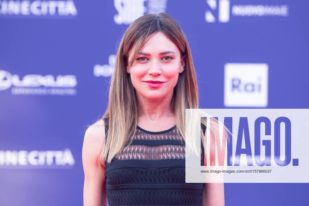 Verleihung des David di Donatello-Preises 2022 in Rom Italy: Red Carpet of David di Donatello 2022 Awards ceremony Camilla Ferranti attends the red carpet of David di Donatello 2022 awards ceremony in Rome Rome Italy