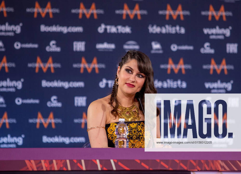 Eurovision Song Contest 2022 Sterenn Diridollou of AHEZ band Alvan & Ahez (Fulenn) France during the Eurovision Song Contest 2022, artists press conference, on 05 May 2022, at Pala Alpitour in Turin, Italy. Turin Italy