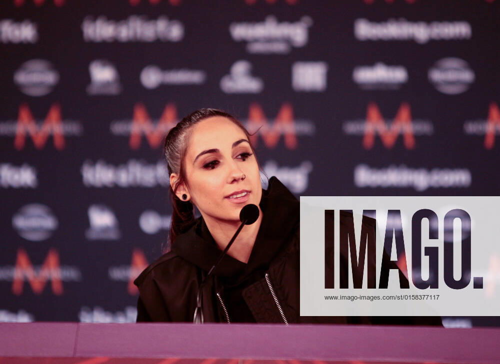 Andrea (Circles) North Macedonia during the Eurovision Song Contest 2022, artists press conference, on 05 May 2022, at Pala Alpitour in Turin, Italy. Photo Nderim KACELI