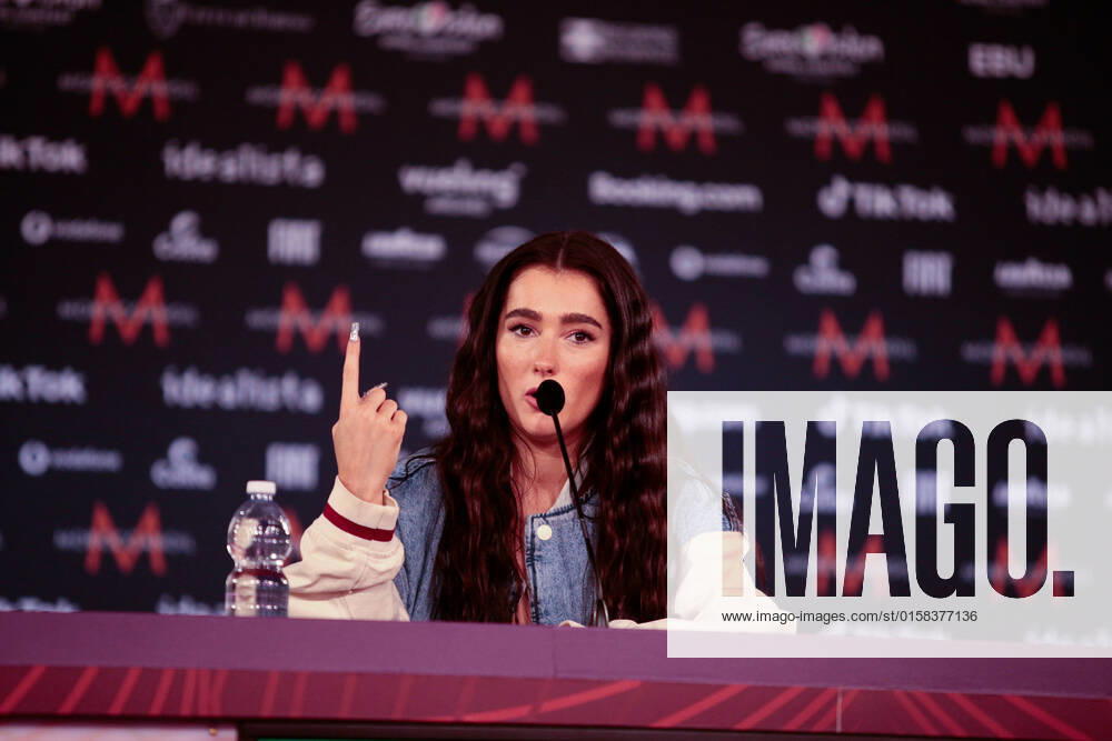 Brooke (That s rich) Ireland during the Eurovision Song Contest 2022, artists press conference, on 05 May 2022, at Pala Alpitour in Turin, Italy. Photo Nderim KACELI