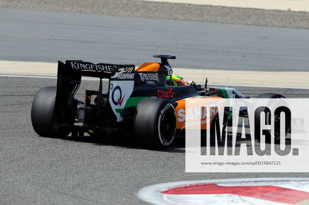 Sergio Perez, Sahara Force India F1, formula 1 GP, Test Bahrain, Shakir, 27.02.2014 Photo:mspb Jerry Andre Sergio Perez, formula 1 GP, Test 2014,