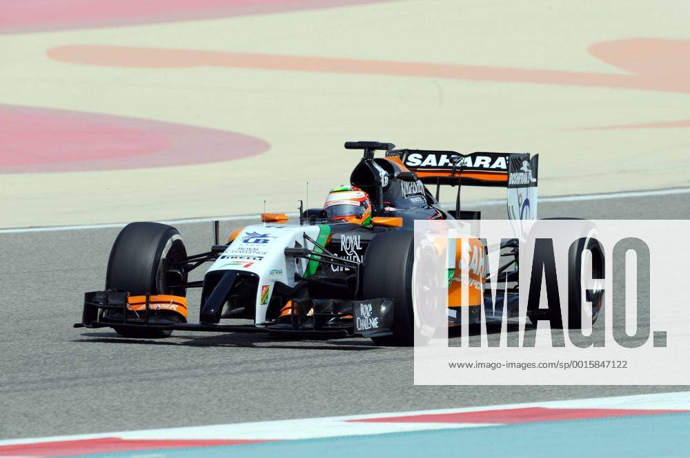 Sergio Perez, Sahara Force India F1, formula 1 GP, Test Bahrain, Shakir, 27.02.2014 Photo:mspb Jerry Andre Sergio Perez, formula 1 GP, Test 2014,