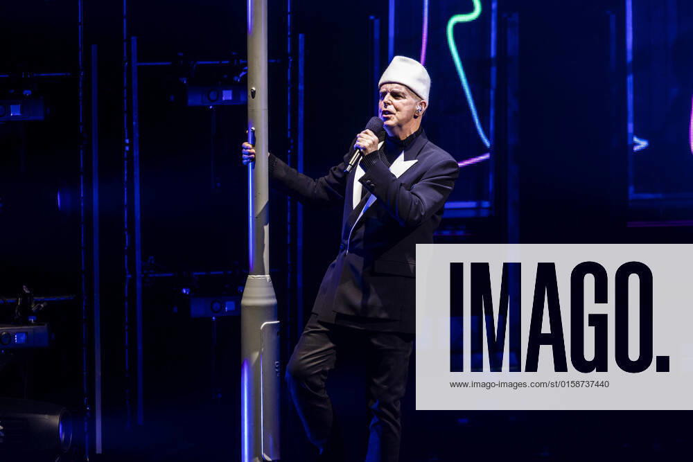Pet Shop Boys Perform In Milan Neil Tennant of Pet Shop Boys performs live at Teatro Degli Arcimboldi on May 10, 2022 in Milan, Italy. Milan Milan Italy