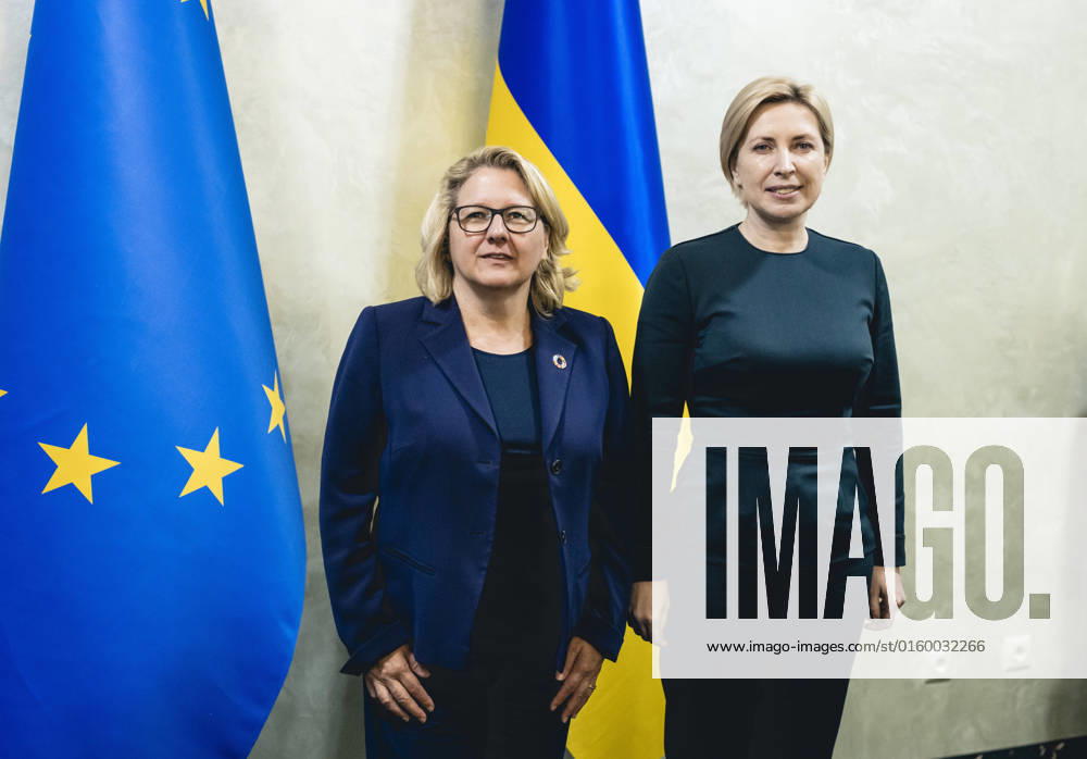Bundesentwicklungsministerin Svenja Schulze (SPD) trifft die Vize-Ministerpraesidentin und Ministerin fuer die Wiedereingliederung besetzter Gebiete, Iryna Wereschtschuk. Kiew, 27.05.2022. Kiew Ukraine