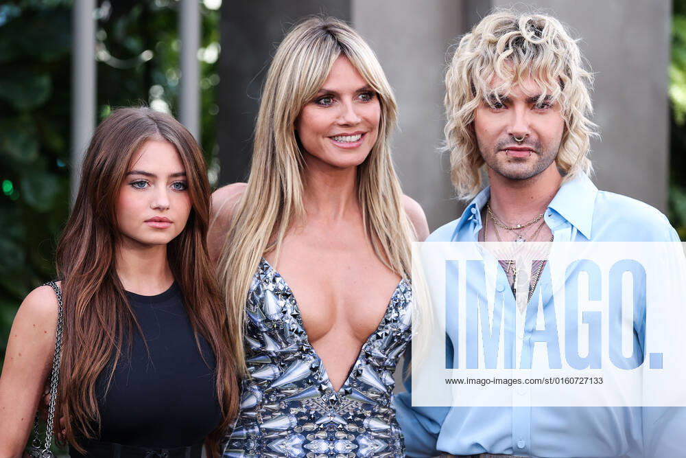 Los Angeles Premiere Of Universal Pictures Jurassic World Dominion American model Leni Olumi Klum, German-American model Heidi Klum and German singer-songwriter Bill Kaulitz arrive at the Los Angeles Premiere Of Universal Pictures Jurassic World Dominion held at the TCL Chinese Theatre IMAX on June 6, 2022 in Hollywood, Los Angeles, California, United States. TCL Chinese Theatre IMAX, Hollywood, Los Angeles, California California United States
