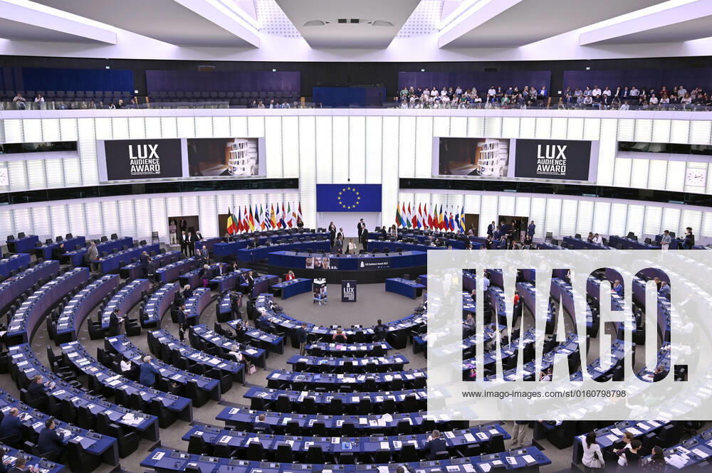 Verleihung des Lux Publikumspreises 2022 im Plenarsaal des Europäischen Parlaments. Straßburg