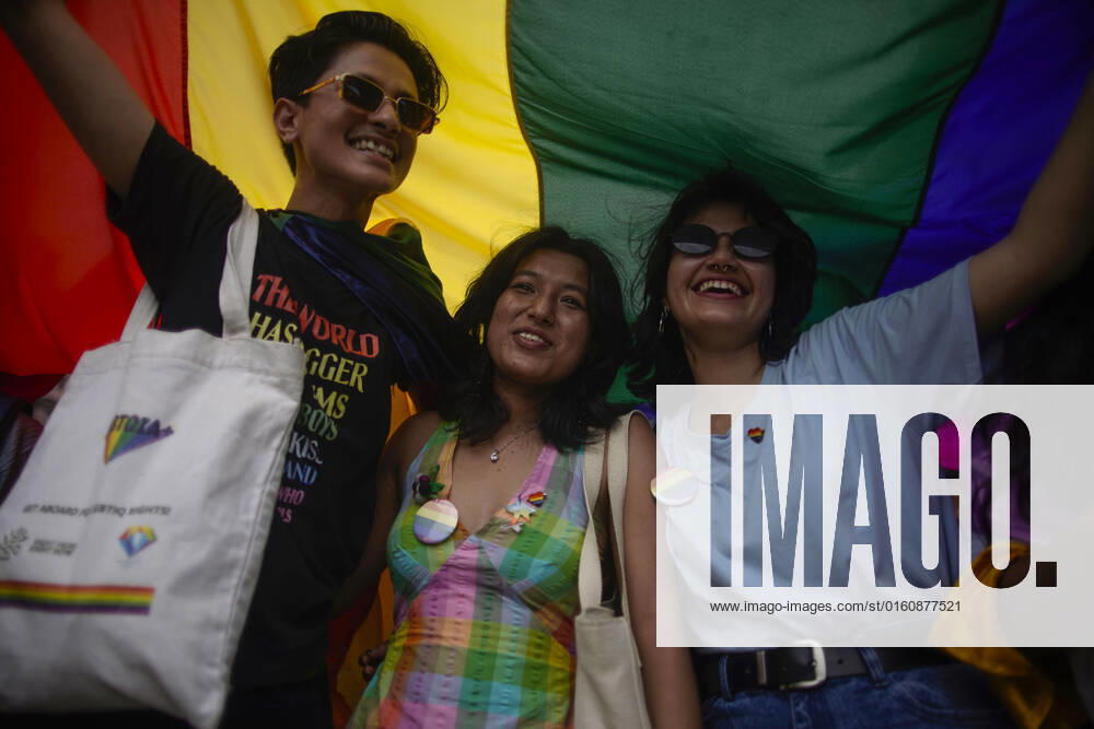 Hundreds of people from the LGBTIQ community participate in Nepalâ€⠢s pride parade month to celebrate their identities in Kathmandu, Nepal on Saturday, June 11, 2022. Kathmandu Nepal - ZUMAg200 20220611_zap_g200_007