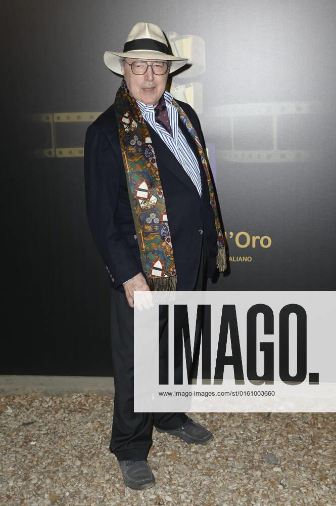 Pier Francesco Pingitore attends the red carpet of La pellicola d oro 2022 event at Casa del Cinema. Rome Italy - ZUMAs197 20220614_zaa_s197_284