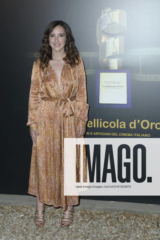 Anna Ferraioli Ravel attends the red carpet of La pellicola d oro 2022 event at Casa del Cinema. Rome Italy - ZUMAs197 20220614_zaa_s197_289