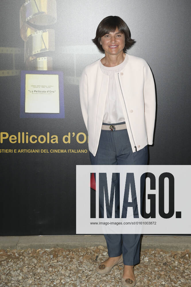 Debora Serracchiani attends the red carpet of La pellicola d oro 2022 event at Casa del Cinema. Rome Italy - ZUMAs197 20220614_zaa_s197_310