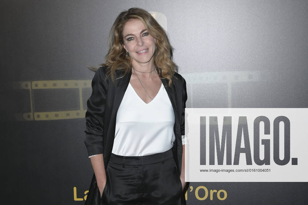 Claudia Gerini attends the red carpet of La pellicola d oro 2022 event at Casa del Cinema. Rome Italy - ZUMAs197 20220614_zaa_s197_340