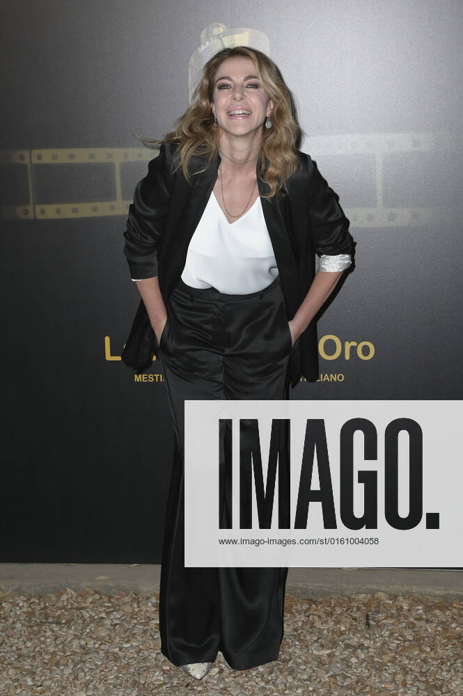 Claudia Gerini attends the red carpet of La pellicola d oro 2022 event at Casa del Cinema. Rome Italy - ZUMAs197 20220614_zaa_s197_344