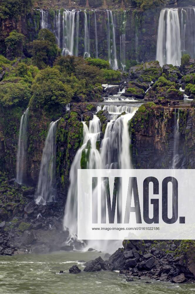 Iguacu Wasserfälle, Detailansicht, die größten Wasserfälle der Erde, Foz do Iguaçu, Brasilien, Südamerika