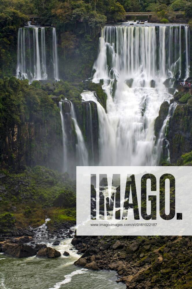 Iguacu Wasserfälle, Detailansicht, die größten Wasserfälle der Erde, Foz do Iguaçu, Brasilien, Südamerika