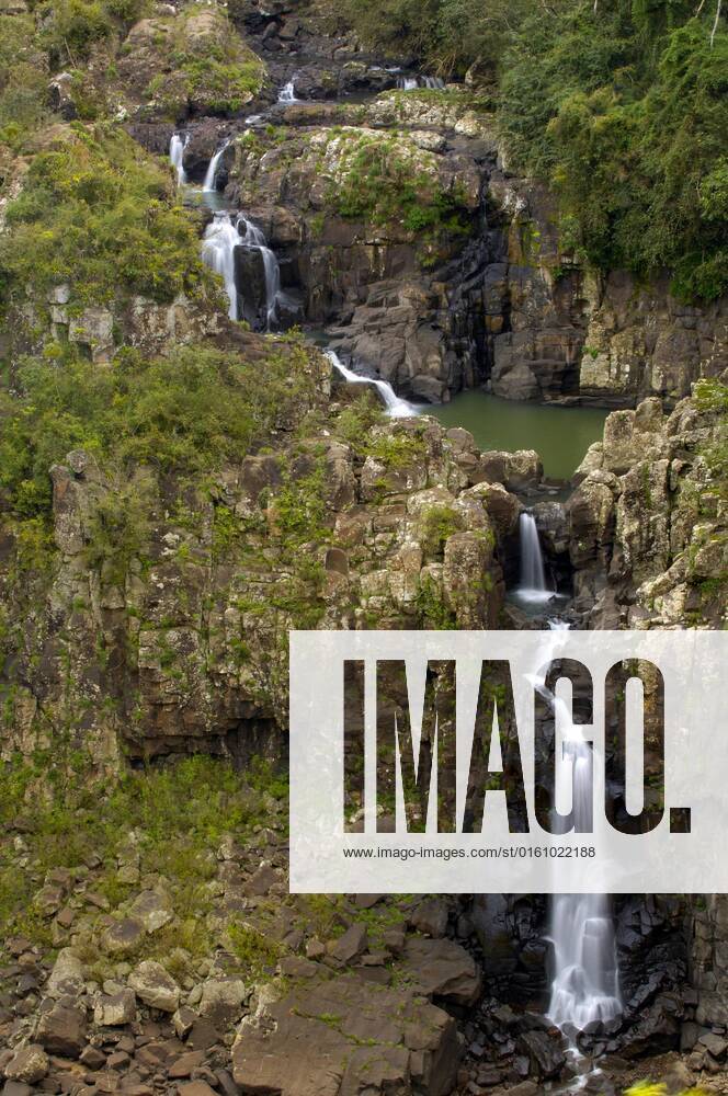 Iguacu Wasserfälle, Detailansicht, die größten Wasserfälle der Erde, Foz do Iguaçu, Brasilien, Südamerika
