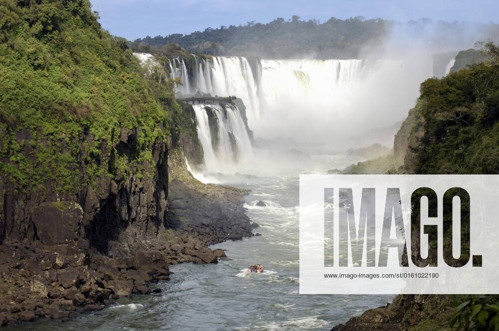 Iguacu Wasserfälle, Detailansicht, die größten Wasserfälle der Erde, Foz do Iguaçu, Brasilien, Südamerika