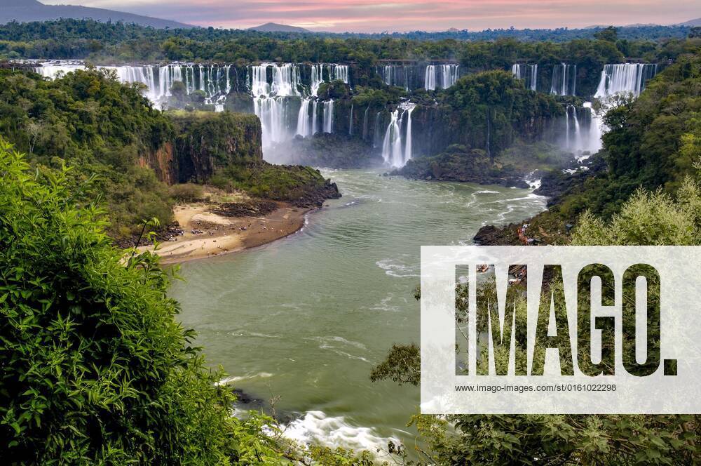 Iguacu Wasserfälle, Detailansicht, die größten Wasserfälle der Erde, Foz do Iguaçu, Brasilien, Südamerika