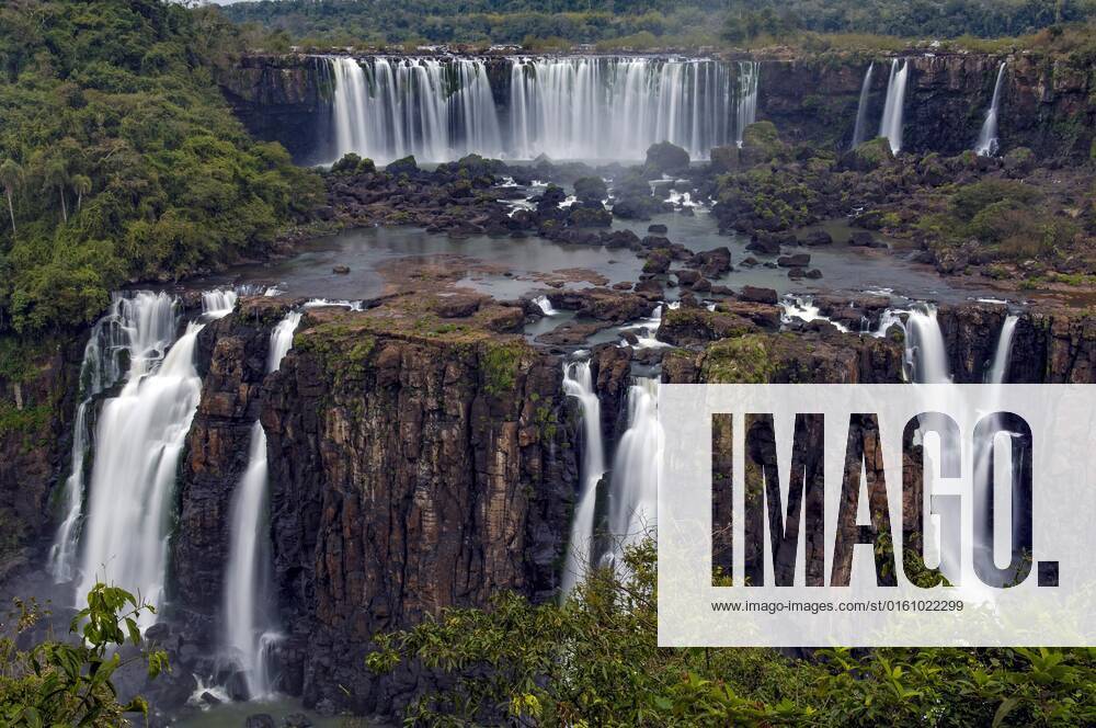 Iguacu Wasserfälle, Detailansicht, die größten Wasserfälle der Erde, Foz do Iguaçu, Brasilien, Südamerika