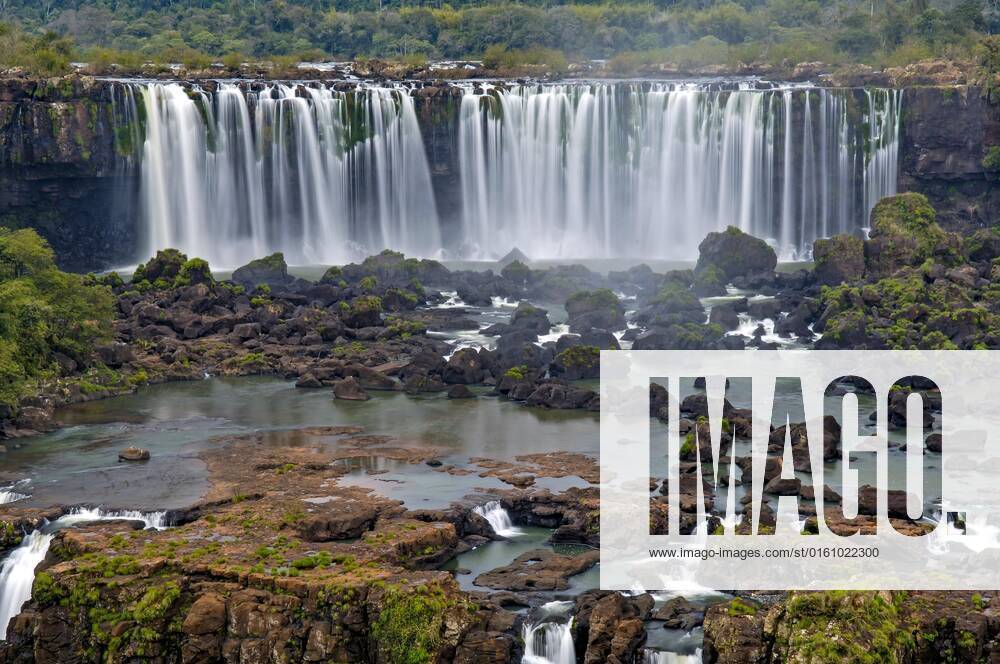 Iguacu Wasserfälle, Detailansicht, die größten Wasserfälle der Erde, Foz do Iguaçu, Brasilien, Südamerika