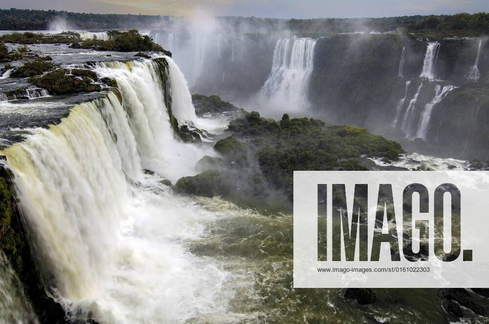 Iguacu Wasserfälle, Detailansicht, die größten Wasserfälle der Erde, Foz do Iguaçu, Brasilien, Südamerika