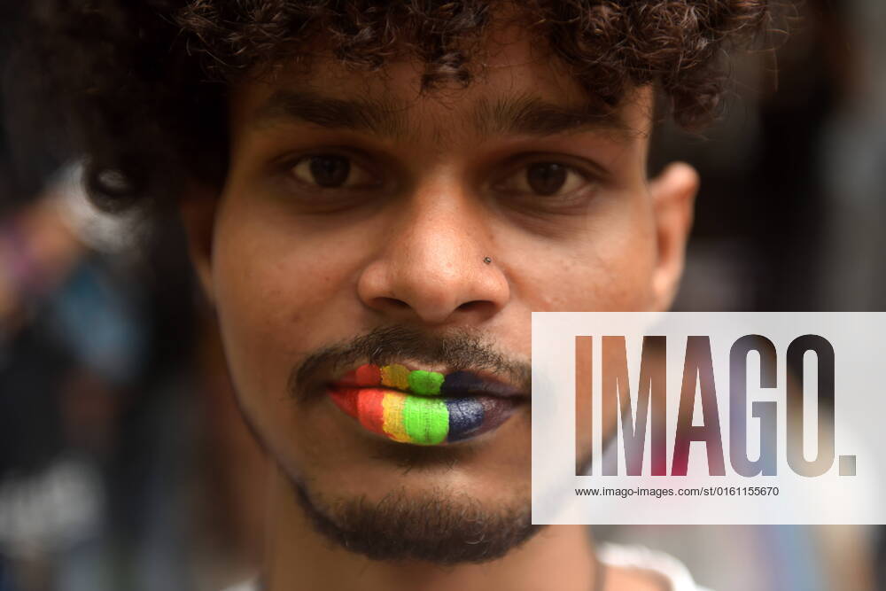 June 18, 2022, Kolkata, India: A member of the LGBTIQ community takes part during the annual LGBTIQ pride parade to celebrates in the month of June as Pride Month in memory of Stonewall Riots. Students and activists arranged a Pride Rally from Jadavpur University Campus. On June 18, 2022 in Kolkata, India. Kolkata India - ZUMAe321 20220618_zia_e321_086
