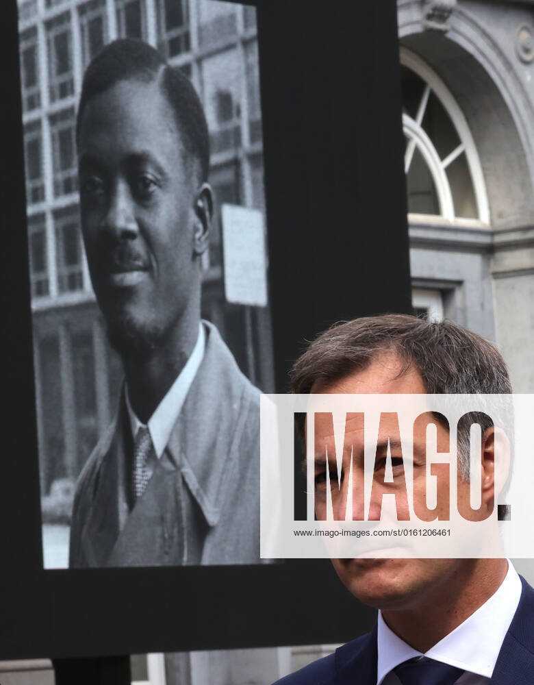 Prime Minister Alexander De Croo pictured during an official ceremony to return the remains of Congolese Patrice Emery Lumumba to his family, Monday 20 June 2022, at the Egmont Palace, in Brussels. Congolese independence leader and the first legally elected Prime Minister of the Republic of Congo Patrice Lumumba was executed in 1961 in Katanga. After his assassination his remains were kept by Belgium. POOLxOLIVIERxMATTHYS 36499609