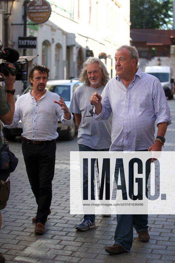 The Grand Tour stars, Jeremy Clarkson, Richard Hammond and James May, visit Cracow, Poland, while on tour filming the show. The Grand Tour is a British motoring television series, created by Jeremy Clarkson, Richard Hammond, James May, and Andy Wilman, made for Amazon exclusively for its online streaming service Amazon Prime Video which premiered in 2016. The programme was conceived in the wake of the departure of Clarkson, Hammond, May and Wilman from the BBC series Top Gear. Krakow Poland - ZUMAs197 20220624_zaa_s197_598