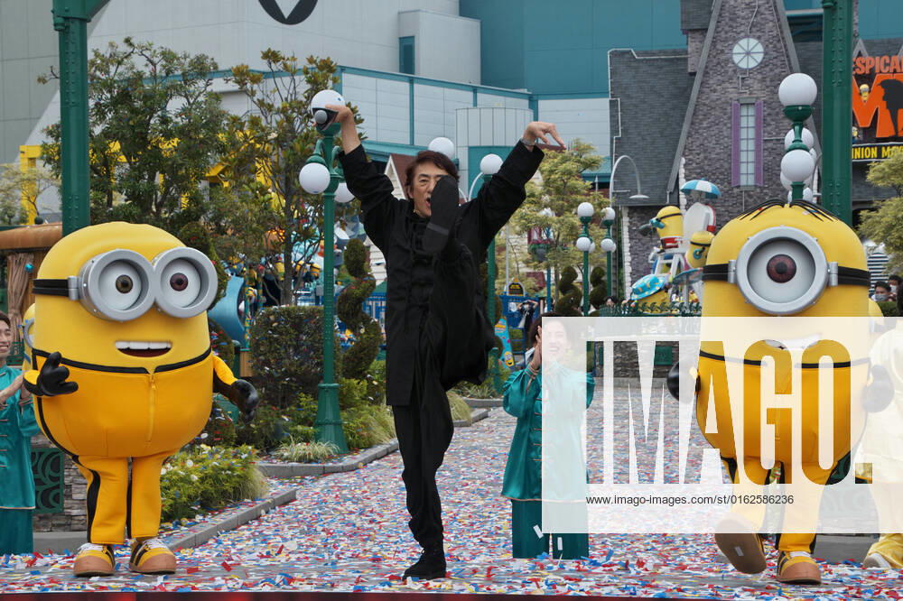 Japanese voice cast and actor Masachika Ichimura attends an event for the film Minions: The Rise of Gru at Universal Studios Japan in Osaka, Japan on Sunday, July 10, 2022. TKP2022071023 KEIZOxMORI