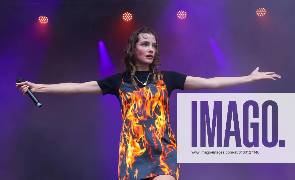 Belgian singer Claire Laffut performs on the first day of the Francofolies de Spa festival in Spa, Wednesday 20 July 2022. This year s edition of the festival is taking place from 20 to 23 July. VIRGINIExLEFOUR 37672505