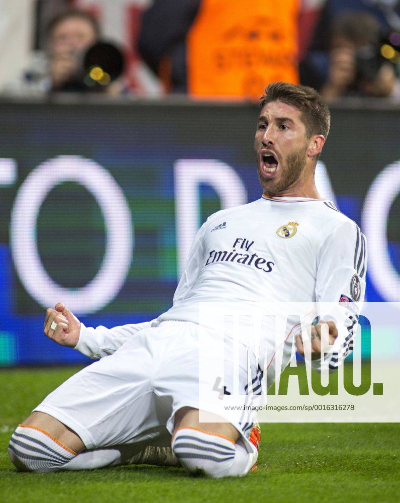 1:0 durch Sergio Ramos (Real) 29.04.2014, München, FC Bayern München vs. Real Madrid Â