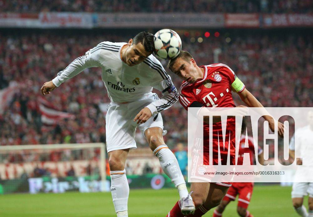 München, Fussball Männer, UEFA Champions League, Saison 2013 2014, Halbfinale Rückspiel, FC Bayern München vs Real Madrid CF 29.04.2014, München Arena München Christiano Ronaldo, Real Madrid, Philipp Lahm, FC Bayern München,