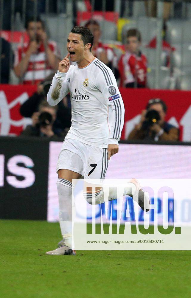München, Fussball Männer, UEFA Champions League, Saison 2013 2014, Halbfinale Rückspiel, FC Bayern München vs Real Madrid CF 29.04.2014, München Arena München Cristiano Ronaldo, Real Madrid, Aktion, Einzelbild,