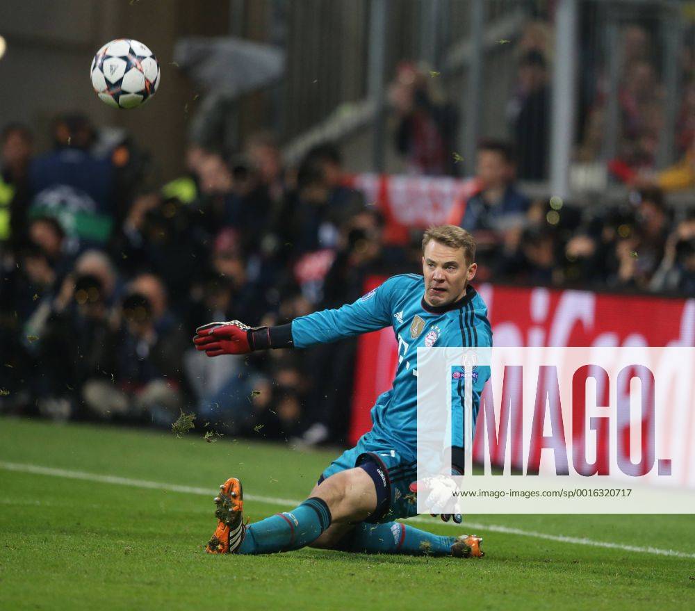 München, Fussball Männer, UEFA Champions League, Saison 2013 2014, Halbfinale Rückspiel, FC Bayern München vs Real Madrid CF 29.04.2014, München Arena München Manuel Neuer, TW, FC Bayern München, Aktion, Einzelbild,