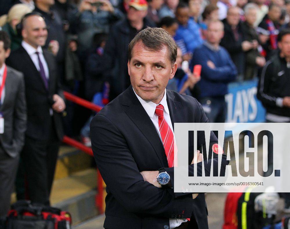 Liverpool s Brendan Rodgers looks on Crystal Palace vs FC Liverpool - Barclays Premier League - Selhurst Park - London - UK - 05 05 2014 - .