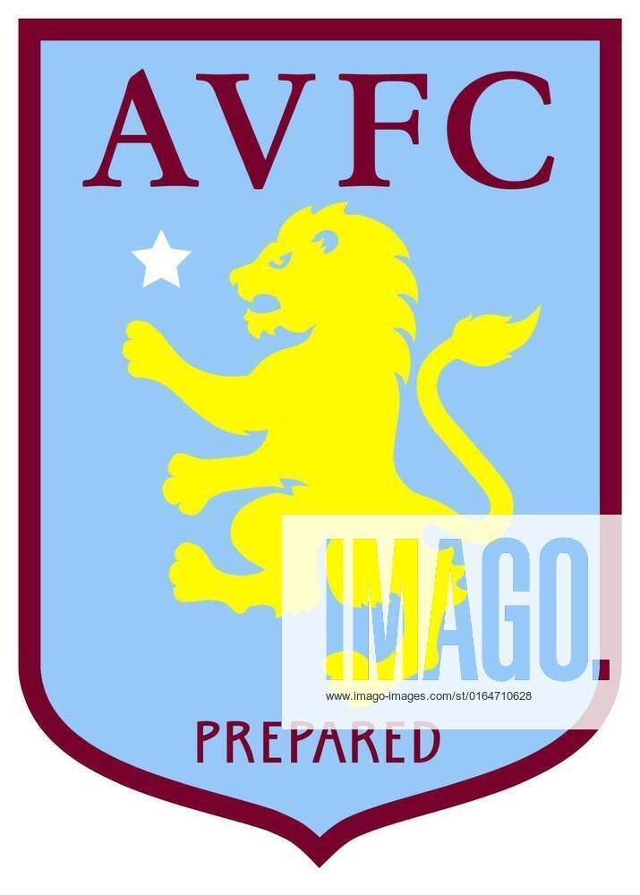 The emblem of the Aston Villa football club. England,, , 25.07.2020,