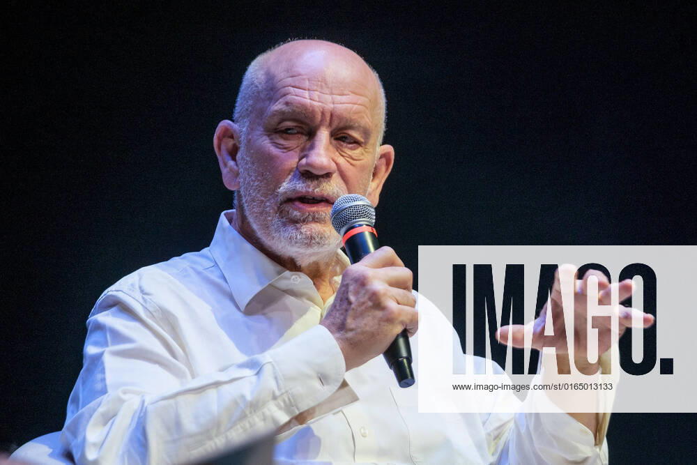 Actor John Malkovich during the presentation of the play The Infernal Comedy, Confessions of a Serial Killer at the Centro de Cultura Contemporanea Conde Duque, in Madrid. Madrid Spain - ZUMAs197 20220810_zaa_s197_026