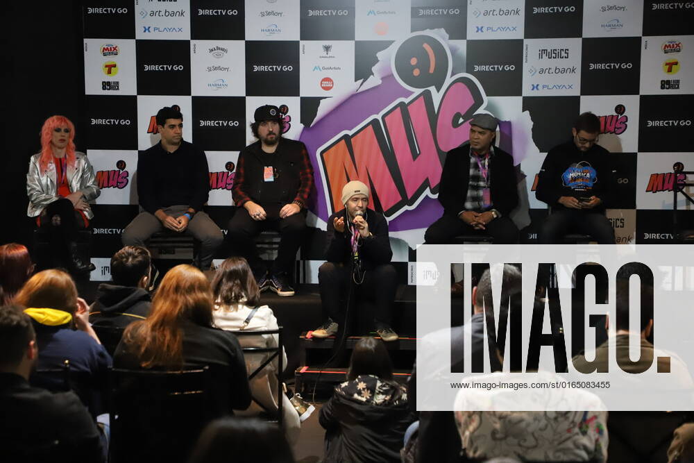 Talk show during the launch event of the MUS Award, held at Audio, in Agua Branca neighborhood, in Sao Paulo, on Wednesday (10). In addition to the music awards, the event has surprise concerts, presence of bands, artists and personalities from the musical environment such as: Raphael Denadai, Representative of DIRECTV GO, Cristiano Ayres, president of Modal Bank, Daniel Ibri, president of the investment fund Mindset Ventures, Marcelo Rossi, creator and founder of the MUS Award, Madame Mim, businesswoman, curator and presenter of the event and Ze Antonio Algodoal, former director of MTV Brasil.