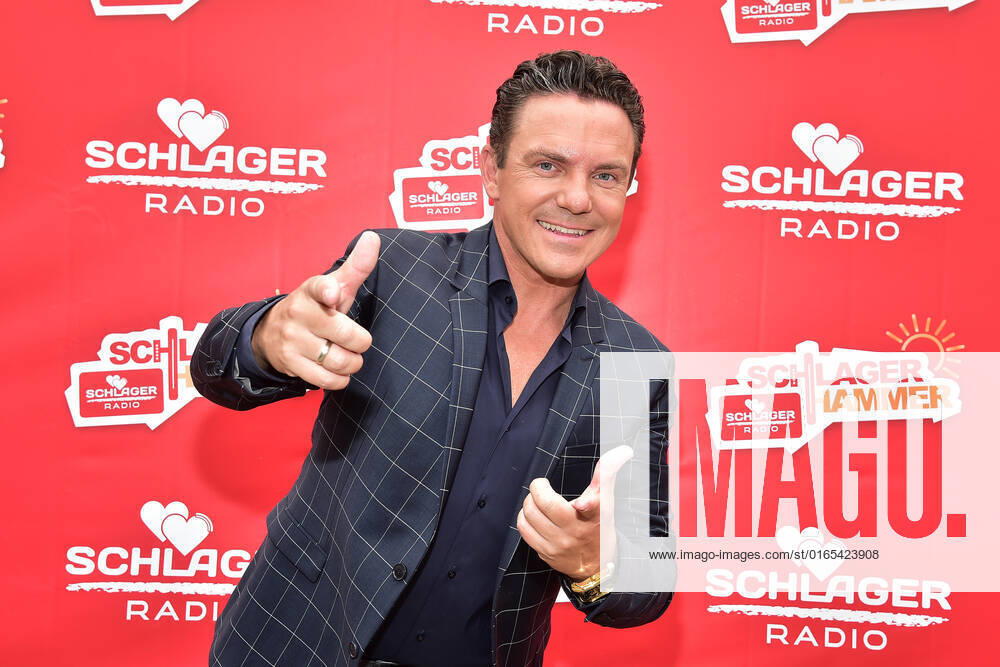 PK zum 8.ten schlagerHammer 2022 Stefan Mross beim 8 Schlager Hammer, Austragungsort in ORANIENBURG an der Orangerie Berlin 13.08.2022