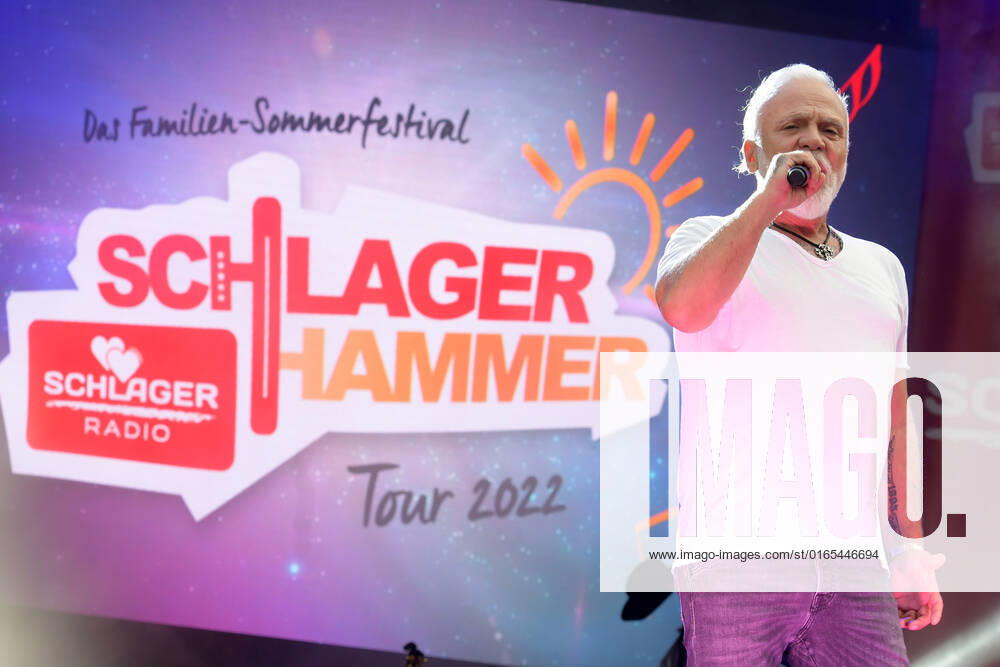 8.ten schlagerHammer 2022 Nino de Angelo beim 8 Schlager Hammer, Austragungsort in ORANIENBURG an der Orangerie Berlin 13.08.2022