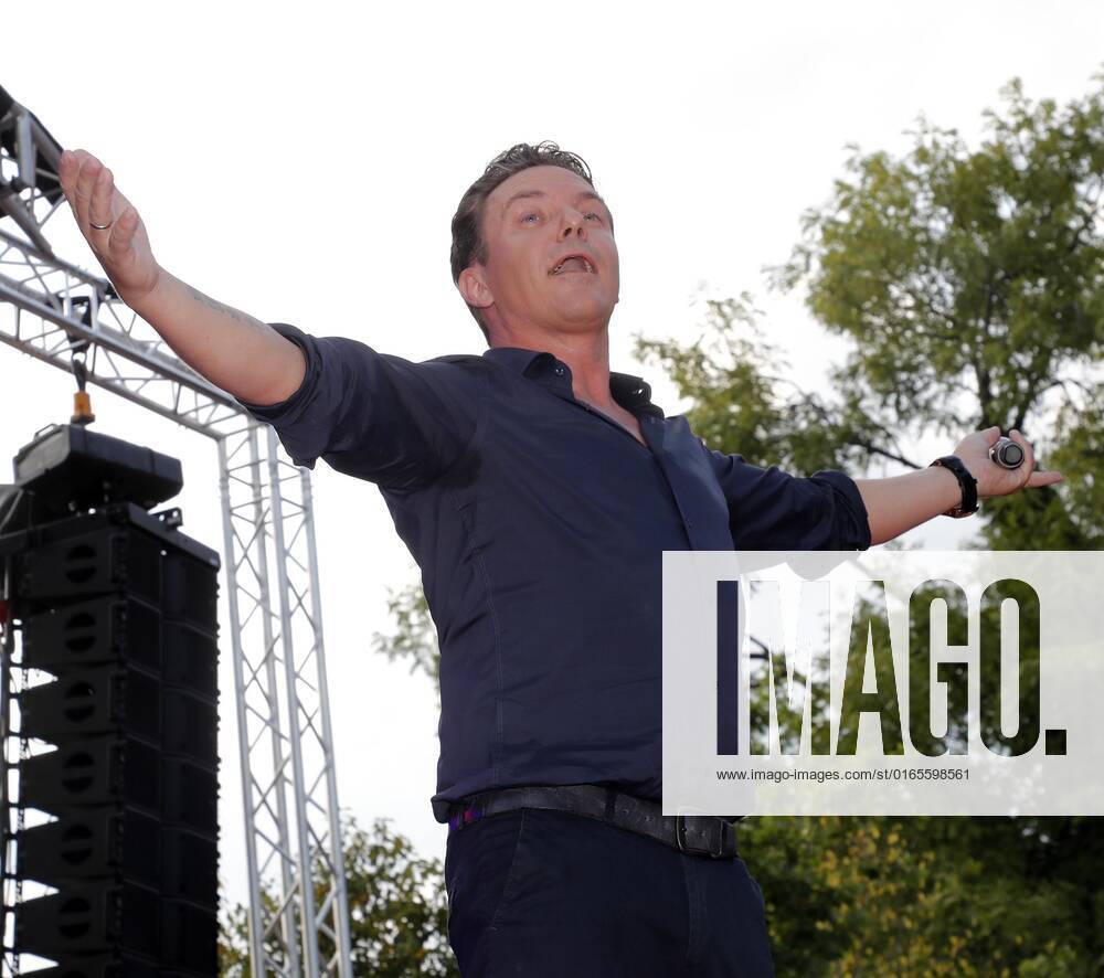 Stefan Mross bei der Schlager Radio Schlager Hammer Tour 2022 in Oranienburg.