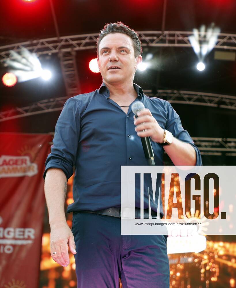 Stefan Mross bei der Schlager Radio Schlager Hammer Tour 2022 in Oranienburg.