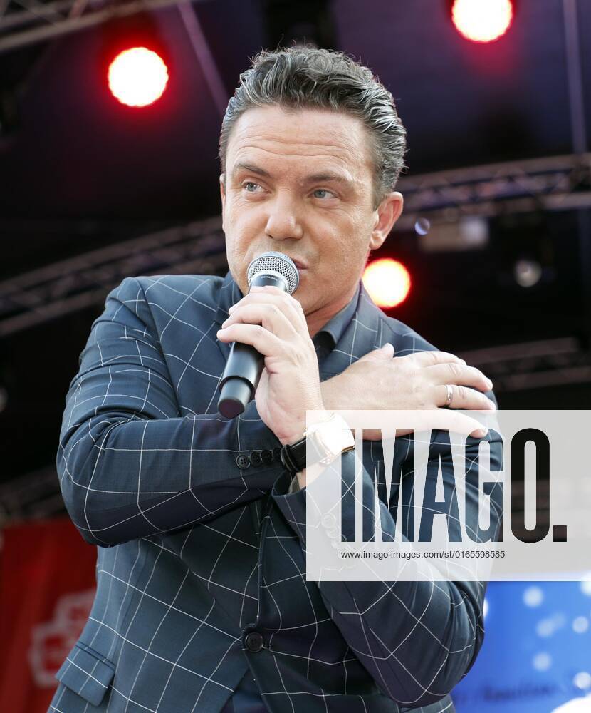 Stefan Mross bei der Schlager Radio Schlager Hammer Tour 2022 in Oranienburg.