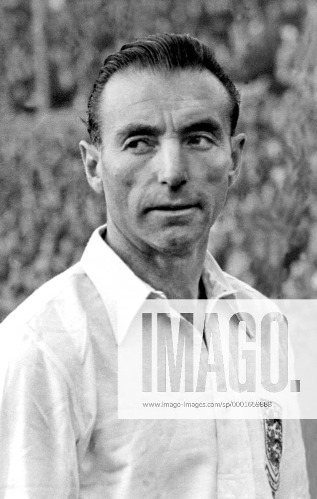 Stanley Matthews (England) - Fußball Länderspiel Herren Länderspiel 1954, Nationalmannschaft, Nationalteam, Nationaltrikot Porträt London