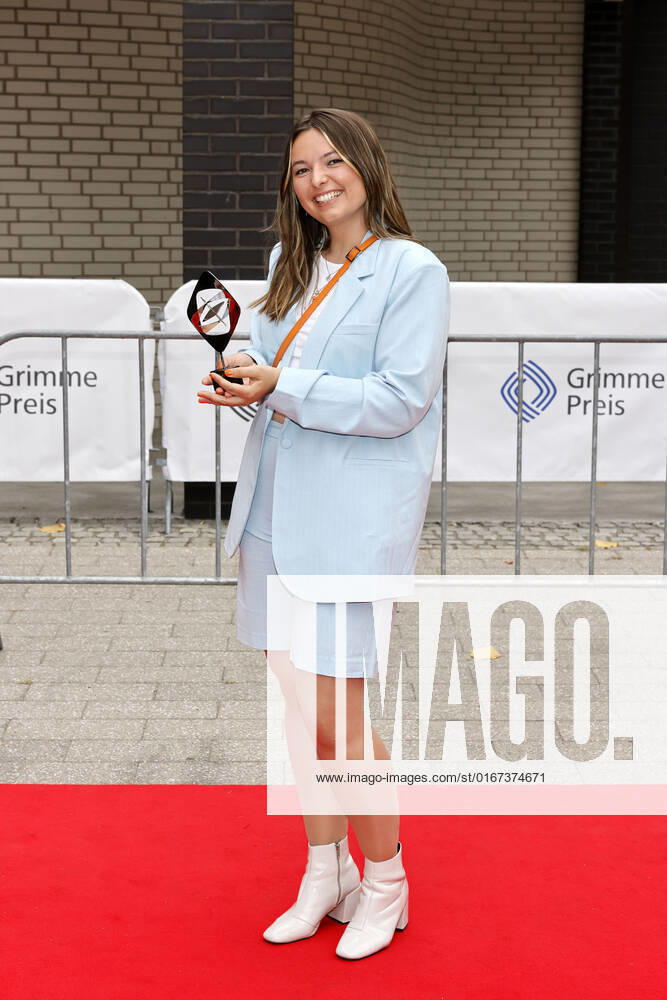 Redakteurin Marlene Schittenhelm bei der 58. Verleihung des Grimme Preises 2022 im Theater der Stadt Marl. Marl, 26.08.2022 NRW Deutschland