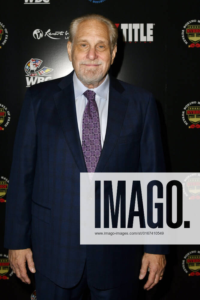 LAS VEGAS, NV - AUGUST 27: Al Bernstein Arriving at the Induction Ceremony & Dinner for the 2022 Nevada Boxing Hall Of Fame at Resorts World Las Vegas in Las Vegas,Nevada, on August 27, 2022.