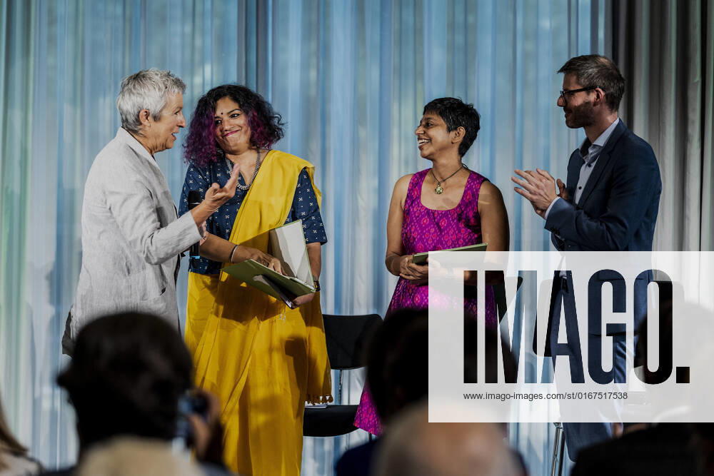 Nimi Ravindran und Shiva Pathak, Empfaengerinnen der Goethe Medaille, aufgenommen im Rahmen der Verleihung der Goethe-Medaille in Weimar, 28.08.2022. Weimar Deutschland